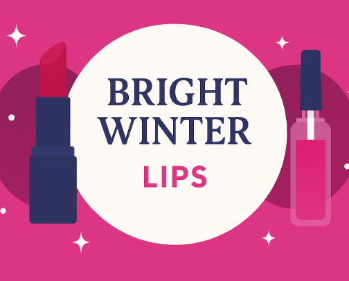 Bright Winter: Best Lip Products cover photo collage