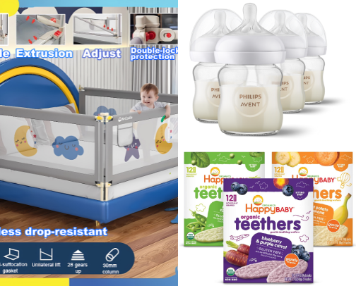 Amazon Baby & Mom Must-Haves cover photo collage
