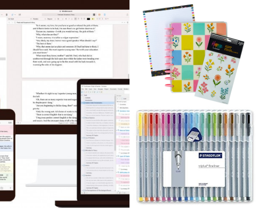 Debut Author Must-Haves cover photo collage