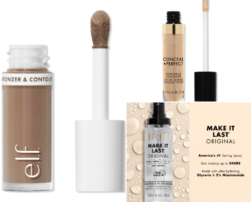 BEST DRUGSTORE MAKEUP PRODUCTS cover photo collage