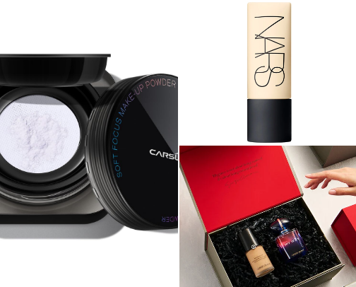 Makeup & skincare cover photo collage
