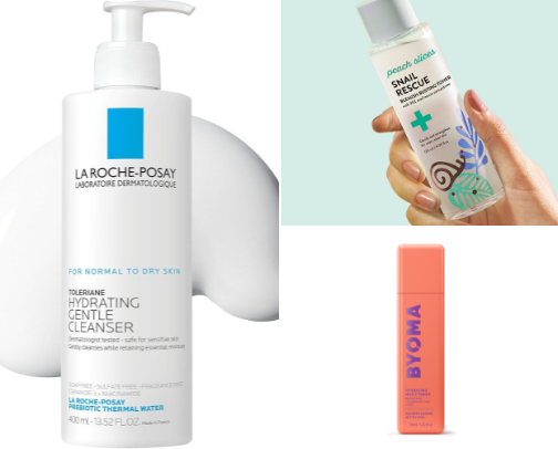 Drug store skincare✨ cover photo collage