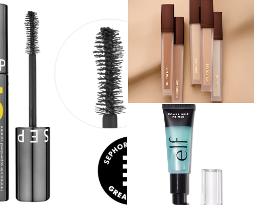 everyday make-up routine cover photo collage