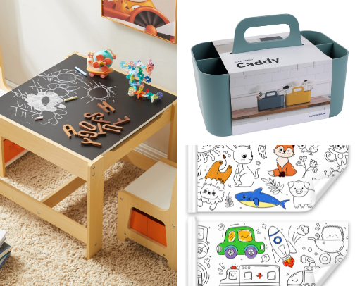 Arts + Crafts for your toddler!! 🤎 cover photo collage