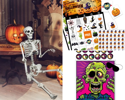 Halloween fun for family and friends cover photo collage