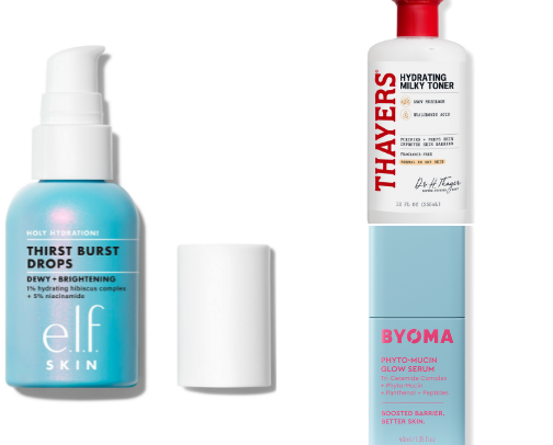 Affordable skincare products for dry skin✨🫧 cover photo collage