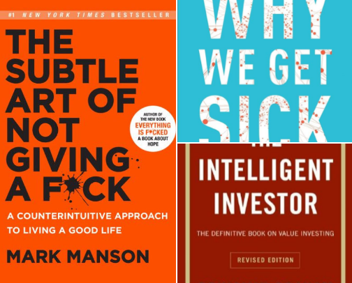 My favorite book recs cover photo collage