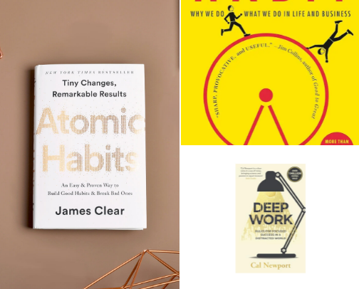 Game-Changing Reads for a Better You✨ cover photo collage