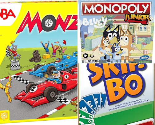 Top 20 Board Games and Card Games for Kids and Families cover photo collage