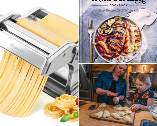 Cooking from scratch! cover photo collage