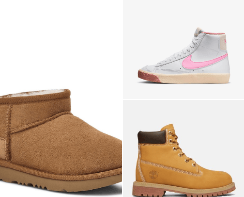 kids shoes i'm wearing as a size 7.5 adult 👟 cover photo collage