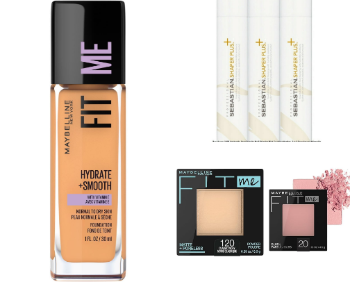 Beauty Products for a bare minimum girl. cover photo collage