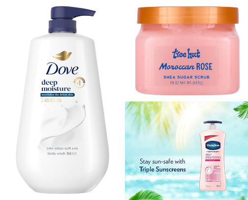 💖 Body Care That Actually Works (Soft, Glowing Skin Routine) ✨ cover photo collage