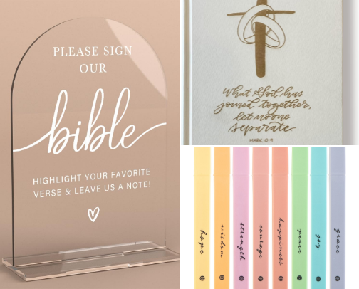 Bible Guestbook Guide cover photo collage