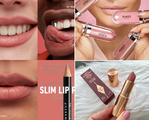 Lip products🫦 cover photo collage