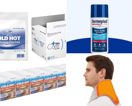 Pain relief cover photo collage