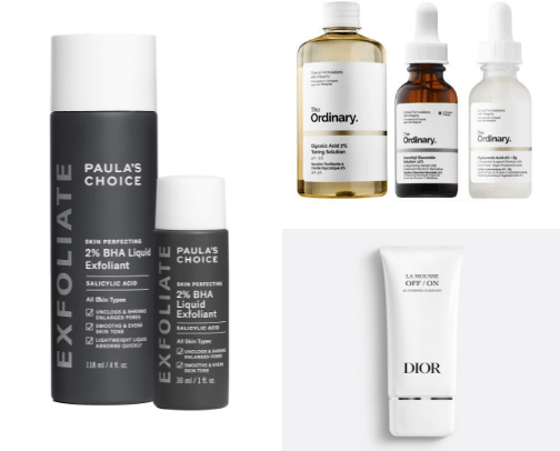 Skin Care cover photo collage