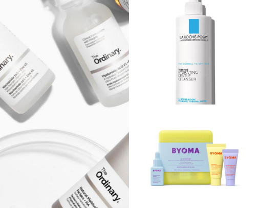 Skin Products cover photo collage