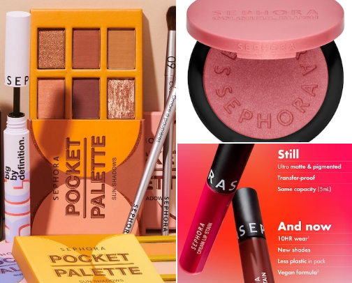 Make ups cover photo collage