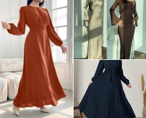 Chic & Modest Dresses cover photo collage