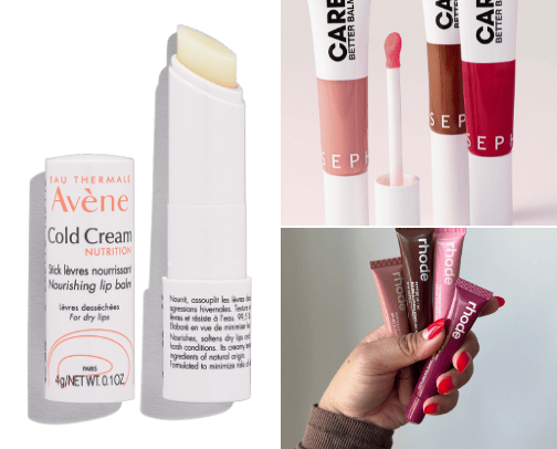 Lip care cover photo collage