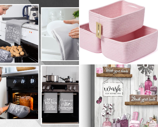 Soft + Feminine Pink Home Aesthetic cover photo collage