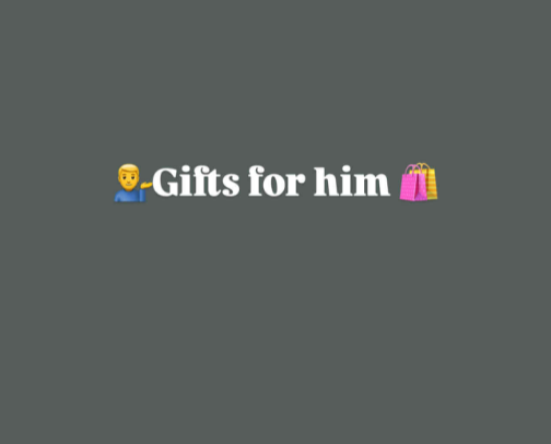 Gifts for him !! cover photo collage