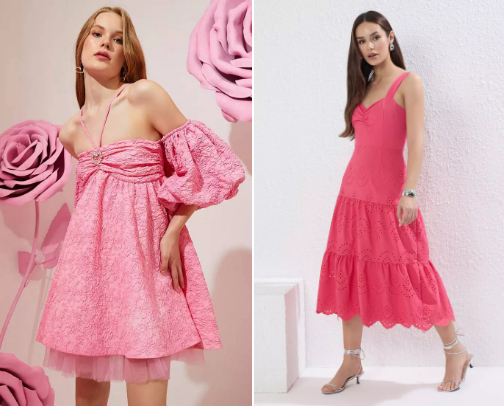 Pretty in Pink: Barbie Dresses That'll Make You Feel Like a Doll cover photo collage