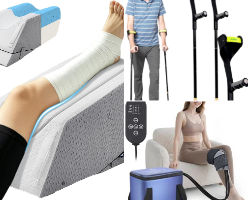 everything i used when i broke my ankle in three places cover photo collage