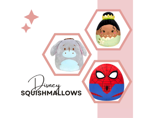 A Collection of Disney Squishmallows cover photo collage