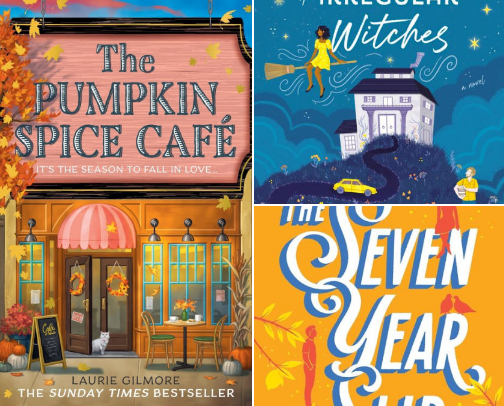 Fall book recommendations 🍁🐞 cover photo collage