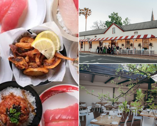 The Stellenbosch Table: Where I Always Book Twice cover photo collage