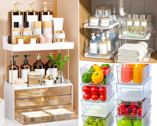 Aesthetic Home & Organization🕊️✨ cover photo collage