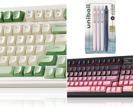 Beauty CEO Desk Setup cover photo collage