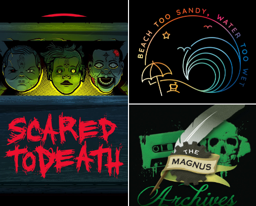 Podcasts that are binge worthy! cover photo collage