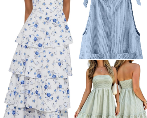 Amazon Summer Clothing finds ☀️🌻 cover photo collage