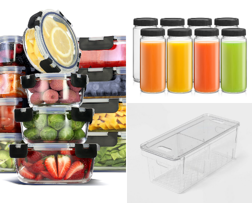 Fridge Organization Tips and Tricks cover photo collage