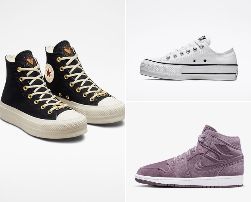 Sneakers for woman cover photo collage