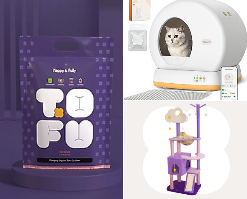 Cat Stuff ฅᨐฅ -`♡´- cover photo collage