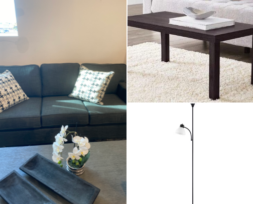 My cozy Living room cover photo collage