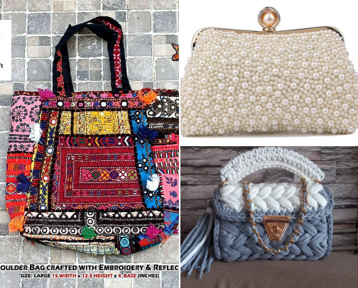 Hand Made Bags cover photo collage