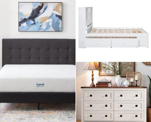 Home decor and fashion cover photo collage