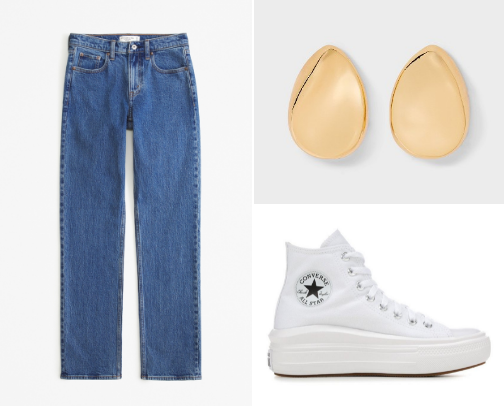 My most worn closet items cover photo collage