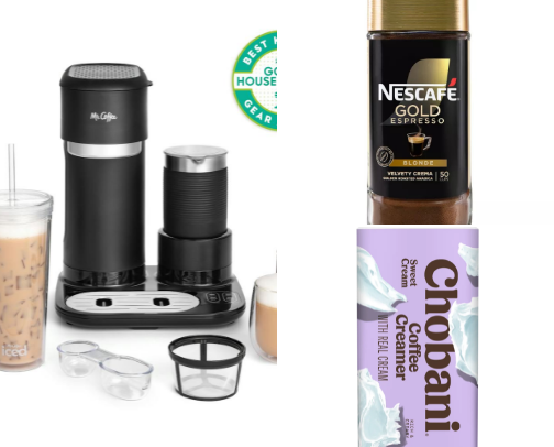 We got coffee at home! cover photo collage