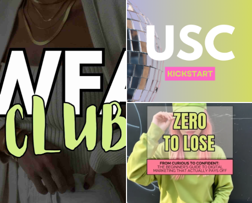 How to (Re) start an Online Business! From education to tools. All I personaly use 🍓 cover photo collage