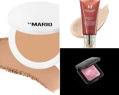 Daily makeup routine cover photo collage