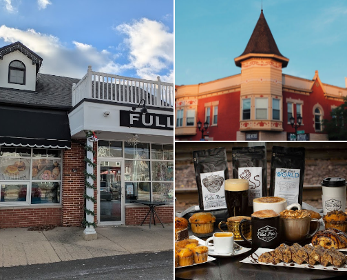 Coffee shops cover photo collage