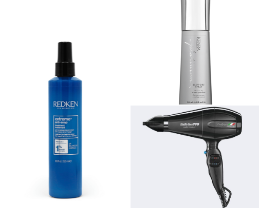 Straight Hair Essentials cover photo collage