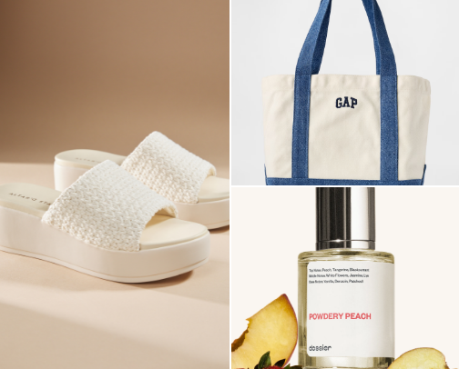 fun and trendy spring essentials 🌸 cover photo collage