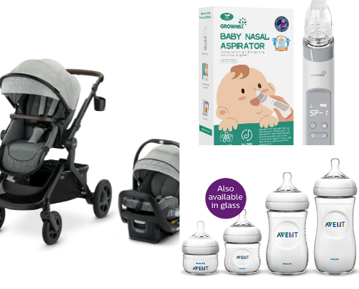 My Must Have Baby Items! cover photo collage